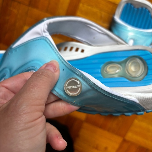 90s Y2k blue jelly slides - Picture 4 of 5